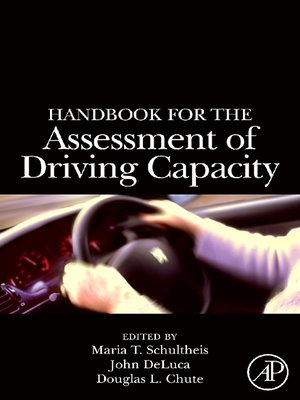 cover image of Handbook for the Assessment of Driving Capacity